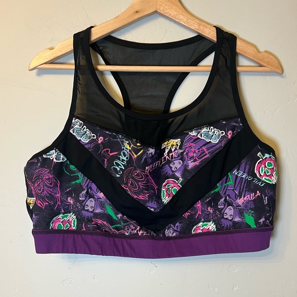 torrid Other - Torrid Active Disney Villains Mesh Detail Sports Bra 2X